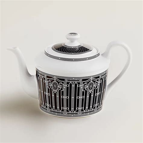 hermes h deco teapot